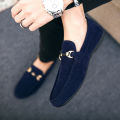 Designer Shoes Men Zapatos De Hombre Slip-On Leather Shoes Casual Male Shoes Adult Red Driving Moccasin Soft Non-slip Loafers KEEMEEUYZO. 