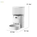 Automatic Anti Stuck Design Timed Cat Feeder for Pets EU Plug.