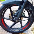 Discover | Bajaj Discover | Bajaj | 135CC | Wheel Rim Stickers | Bajaj Discover 135CC Rim sticker | Bike sticker || Bike full set Sticker- ( Waterproof & Premium quality) | customize sticker | custom sticker for bike. 