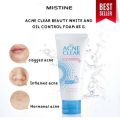 Mistine Acne Scar Clear Oil Bemish Control Facial Foam Face Wash 85g. 