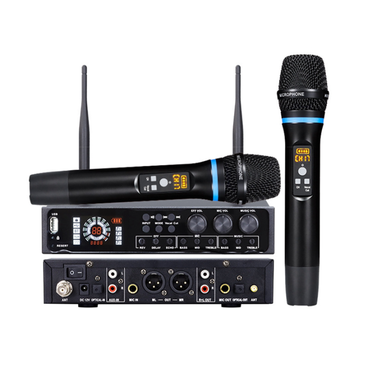 Wireless%20Microphone%20System%20Single%20Cordless%20Microphone%20Set%20Single%20Cordless%20Microphone%20Set%20UHF%20Professional%20Dynamic%20Mic%20Metal%20for%20Karaoke%20Home%20Church%20-%20Image%204