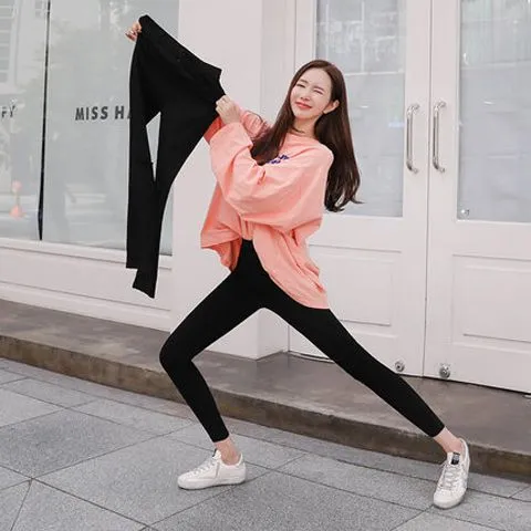 Black%20Leggings%20Women's%20Pants%20Outer%20Wear%20Spring%20and%20Autumn%20Thin%20Pencil%20Tappered%20New%20High%20Waist%20Slimming%20All-Matching%20Magic%20Pants%20-%20Image%208