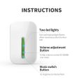 VeryHome Self Powered Waterproof Wireless DoorBell night light no battery EU plug home Cordless Door Bell 1button 1 2 Receiver.