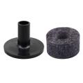 8PCS Cymbal Stand 25mm Felt Washer + 2PCS Cymbal Sleeves Replacement for Shelf D Kit. 