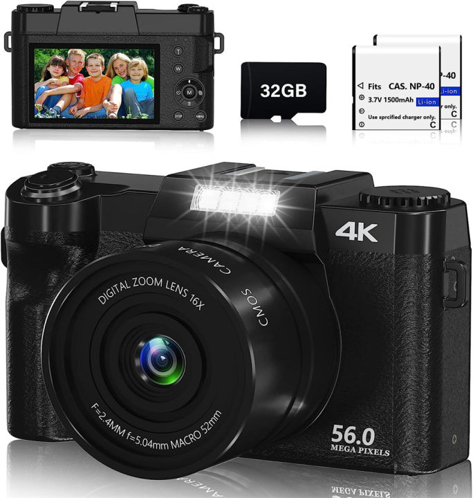 4K HD Digital Cameras For Photography Camera With Wifi Tourism Photography HD Pictures YouTube Digital Professional Photo Camera