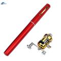 Mini Fishing Pole 39 Inch Pocket Size Fishing Rod and Reel for Travel Fishing Sea saltwater and freshwater.