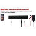 2X Live Sound Card, Voice Changer with Mini Microphone, Earphone, Handheld Mic Voice Changer Sound Effects Machine. 