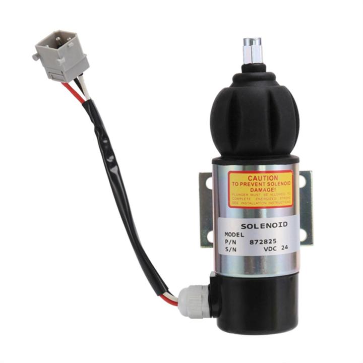 Fuel Stop Shut Off Shutdown Solenoid 24 V for Volvo Penta 872825 881969 ...