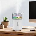 Mini Humidifier Air Purifier 180ML USB Aroma Essential Oil Diffuser Creative Volcano Color Light Mist Spray for Car Home Bedroom. 