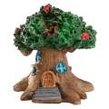 Mini Fairy Tree House Miniature Garden Micro Landscape Ornament Craft Decor.