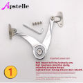 Apstelle 1pcs Zinc Steel Adjustable Stays Door Lift Support Furniture Stay Support Hinge Cabinet Door Kitchen Cupboard Hinges.