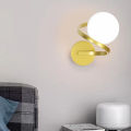 LED Wall Sconces G9 Base White Glass Modern Spiral Wall Lamp For Stair Living. 