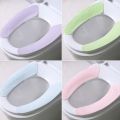 New Printed toilet seat cushion paste toilet seat sticker toilet seat cover universal wash six-piece bag bathroom sign. 