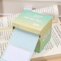 256Pcs/Box Creative Gradient Color Pull-out Sticky Notes Student Multi-functional Tearable N Times Stickers DIY Notebook Decor.