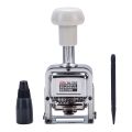 Deli E7506 High-Quality Manual Automatic Numbering Machine with 6-Digit Number Shifting - Office Stationery. 