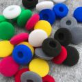 200pcs/100pairs foam ear pads for headphones sponge headphone replacement earphones earpads earphone covers ear cups 18mm caps. 