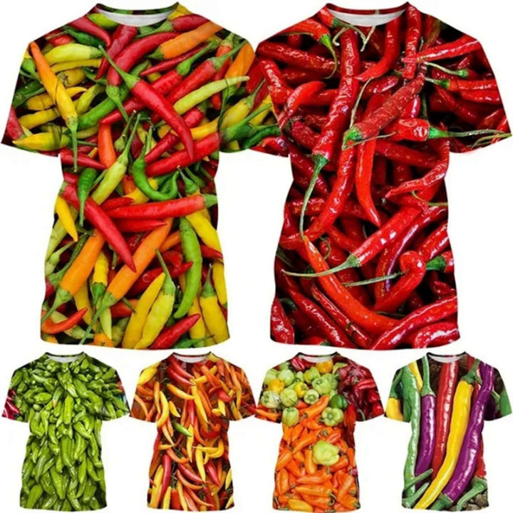 Personalized%20Chili%20Fashion%203D%20Printing%20Funny%20T%20Shirts%20Creative%20Pattern%20Short-sleeved%20Harajuku%20Unisex%20T-Shirt%20Top%20Male%20Female%20Tee%20-%20Image%204