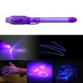 1/4/7pcs Creative Magic UV Light Pen Invisible Ink Pen Glow in the dark Pen with Built-in UV Light Gifts and Security Marking Amour zii. 