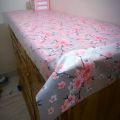 China  Pvc rose Print waredrobe cover (72/30 inch). 