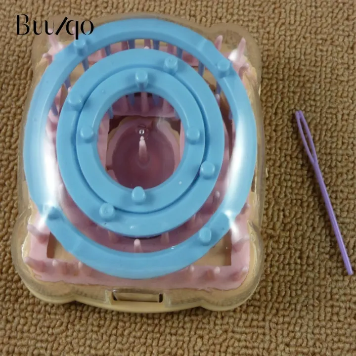 New%209Pcs%20Knitting%20Loom%20Flower%20%20Pattern%20Maker%20Wool%20Yarn%20Needle%20Knit%20Hobby%20Loom%20Knitting%20Machine%20Sewing%20Tools%20Color%20Random%20-%20Image%204