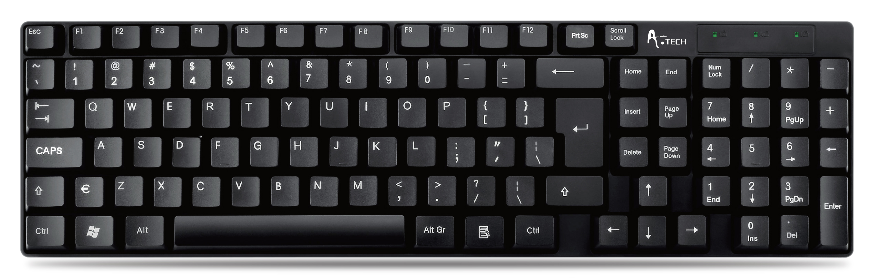 Desktop USB Keyboard - Black