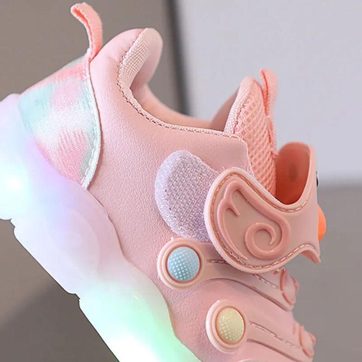 Kids%20Sport%20Shoes%20with%20Light%20Cartoon%20Cute%20Duck%20Breathable%20Mesh%20Toddler%20Girls%20Sneakers%20Kids%20Shoes%20Baby%20Boys%20LED%20Infant%20Sneakers%20-%20Image%206