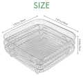 8 Inch Air Fryer Rack for Instant Vortex Air Fryer,, Air Fryer,Square Three Stackable Dehydrator Racks. 