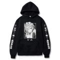 Re:Zero Restarting Life from Zero in World Print Harajuku Anime Rem Ram Long Sleeve Korean Couple Hoodies. 