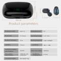 Wireless Bluetooth Earphone IPX7 Waterproof Smart Touch Earbuds Headset LED Display Headphone with 1800mAh Charging Box. 