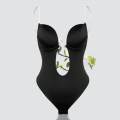 U Plunge Bodysuit Women Tummy Control Backless Body Shaper for Party Beach 32. 