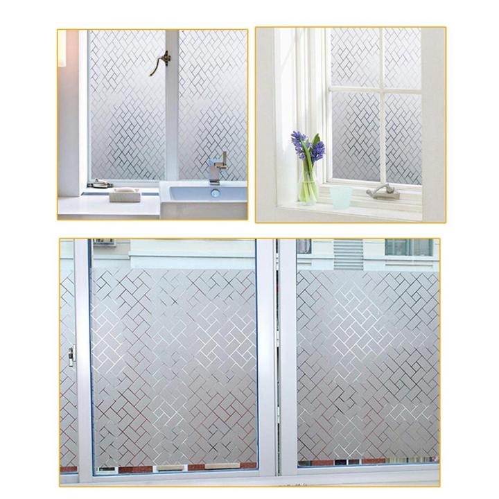 Fashion Glass Sticker Window Film Static Cling Privacy Cover Home Office Decor