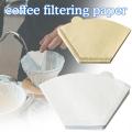 Biodegradable Disposable coffee paper filter Efficient Foldable Eco-friendly Coffee filter Meshed Paper filter for Home use Cafes and restaurants Travelling Camping Office. 