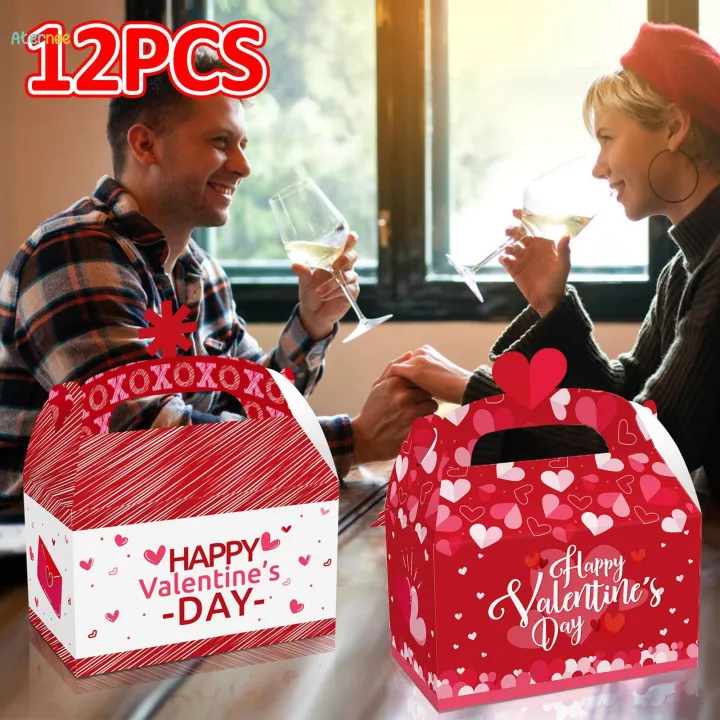 12x%20Valentine's%20Day%20Treat%20Boxes%20Portable%20Paper%20Box%20for%20Dessert%20Cookie%20Sweets%20-%20Image%203