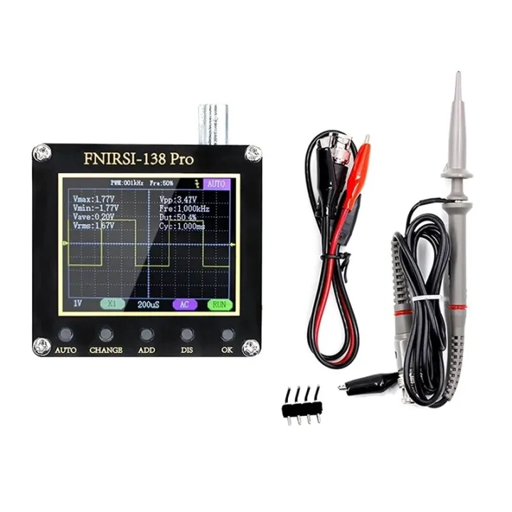 FNIRSI 138Pro oscilloscope automatically adjusts PWM output