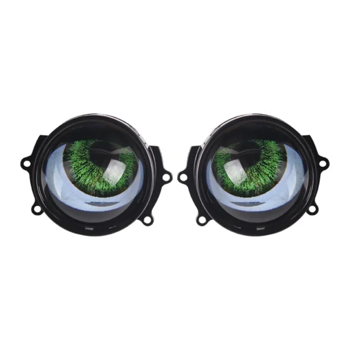 2pcs%203%20Inch%20Car%20LED%20Devil%20Eyes%20Demon%20Evil%20Eye%20Lenses%2012V%20For%20Car%20WIFI%20Control%20Eyes%20Retrofit%20Kits%20Fitting%20Auto%20Light%20Accessories%20-%20Image%203