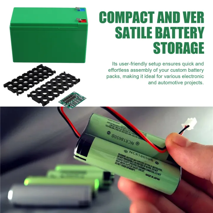12V%20Lithium%20Battery%20Storage%20Box%2018650%20Battery%20DIY%20Packs%20Case%203S40A%20ABS%20Battery%20Shell%20Holder%20-%20Image%205