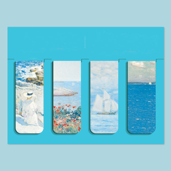 %E3%80%90Fashion%E3%80%91Bookmark%20Set%204%20Creative%20World%20Famous%20Paintings%20Van%20Gogh%20Retro%20Literature%20And%20Art%20Bookbinder%20-%20Image%206