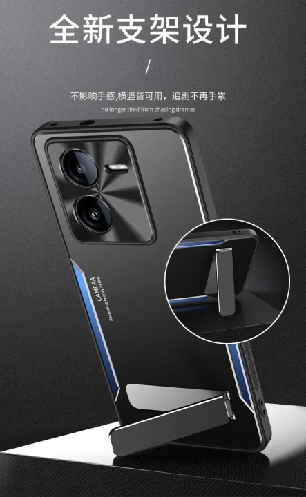 For%20VIVO%20iQOO%20Z8%20Matte%20Frosted%20Metal%20Phone%20Case%20with%20Bracket%20Silicone%20Soft%20Shell%20for%20VIVO%20iQOO%20Z8%20tective%20Cover%20-%20Image%203