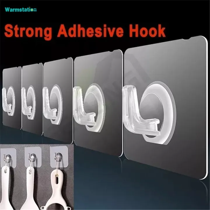 Transparent%20Strong%20Adhesive%20Wall%20Hooks,Self%20Adhesive%20Door%20Wall%20Hanger%20Hook,Sticky%20Waterproof%20Kitchen%20Bathroom%20Storage%20Organizer%20Rack%20-%20Image%202