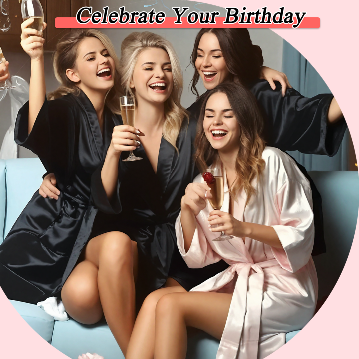 Women's%20Girls%20Birthday%20Party%20Robes%20Spa%20Queen%20Squad%20Kimono%20Robe%20Bathrobe%20Satin%20Pajamas%20Spa%20Sleepover%20Party%20Robes%20Dressing%20Gown%20-%20Image%202