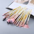 KOSMETYKI 15Pcs Makeup Brushes Tool Set Cosmetic Powder Eye Shadow Foundation Blush Blending Beauty Make Up Brush Maquiagem. 