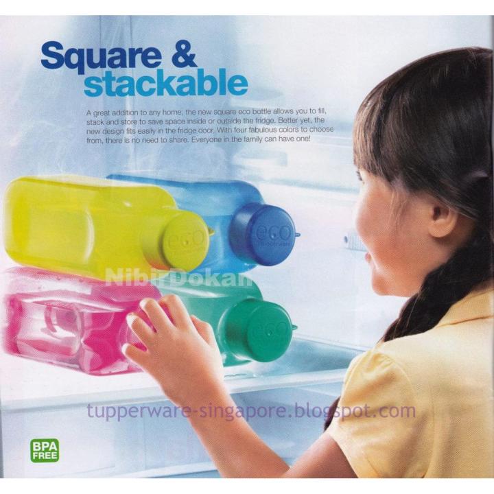 1%20Pcs%20Tupperware%20ECO%201%20Ltr%20Square%20Water%20Bottle%20-%20Image%202