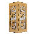 Bamboo Garden Style Wooden Table lamp Yellow - ICTL-045. 