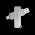 Lexar JumpDrive Dual Drive D30c 128GB USB 3.1 Flash Drive with Type-C. 