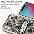 Marvel Logo Avengers Phone Case for Samsung Galaxy S24 Ultra S20 FE S22 Plus S23 Ultra 5G S21 Luxury Square Liquid Cover. 