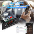 40W 80W Amplifier DIY MP3 Decoder Board 6.5mm Microphone 12V Car MP3 Player Bluetooth 5.0 FM Radio TF AUX USB Handsfree Record.