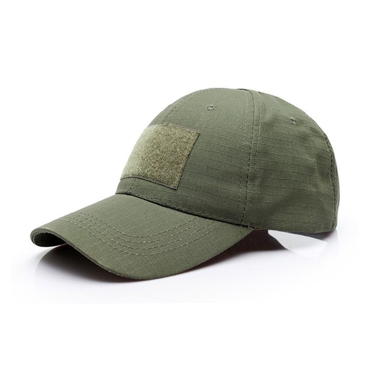 Outdoor%20Camouflage%20Military%20Hat%20Tactical%20Hat%20Constructed%20Operator%20Baseball%20Cap%20Trucker%20with%20Loop%20Patches%20For%20Men%20-Army%20Green%20-%20Image%202