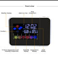 LED Digital Projection Alarm Clock Temperature Thermometer Desk C. 