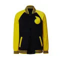 Soul Eater Jacket Cosplay Soul Evans Cosplay Costume Outfit Hoodie Varsity Baseball Jacket Coat with Hat Headband Pin Men Women. 