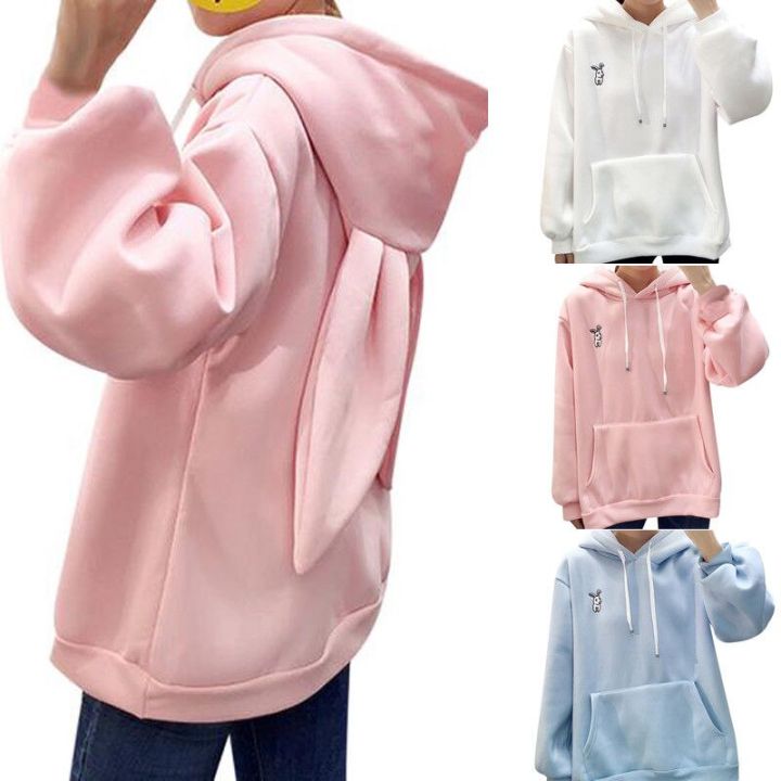 Women%20Spring%20Cute%20Bunny%20Printed%20Girl%20Hoodie%20Casual%20Long%20Sleeve%20Sweatshirt%20Pullover%20Ears%20Plus%20Size%20Top%20Sweatershirt%20-%20Image%208